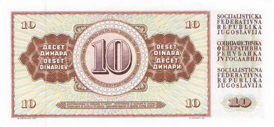 Jugoslawien p87a 10 Dinara 1978